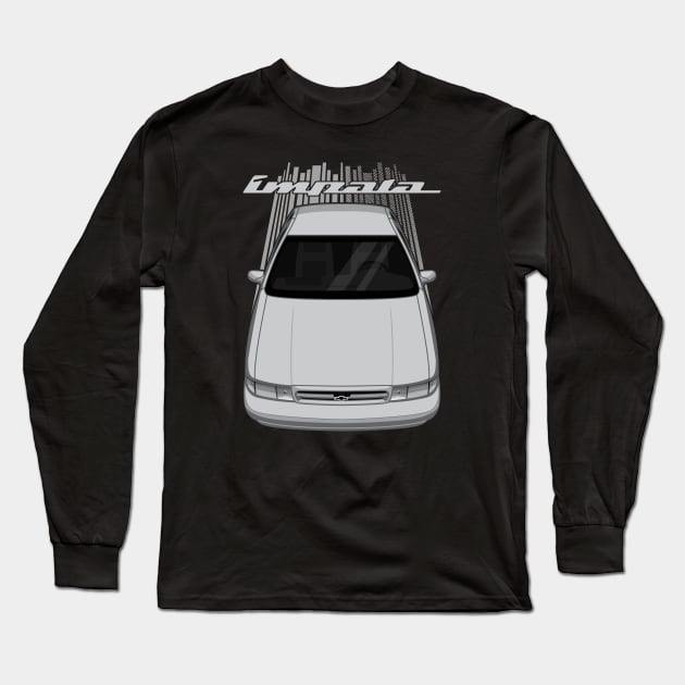 Chevrolet Impala SS 1994 - 1996 - silver Long Sleeve T-Shirt by V8social